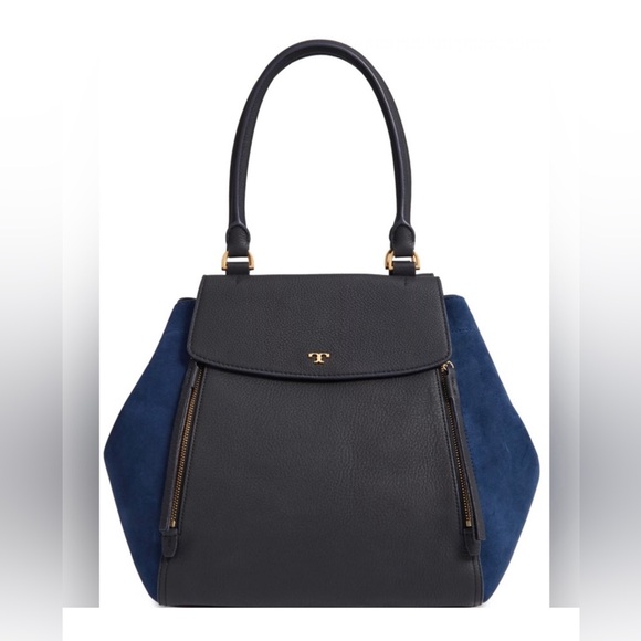 Tory Burch Half Moon Satchel/Shoulder Bag - Picture 3 of 12